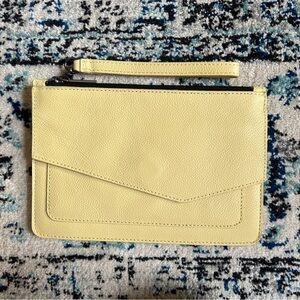 Botkier New York Cobble Hill Wristlet Butter Yellow